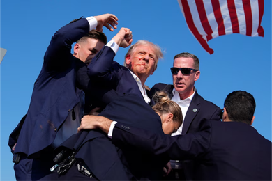 Trump Shot At Rally America T-Shirt