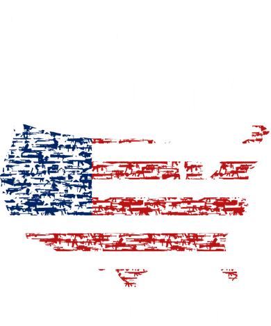 The 2nd Amendment Is My Gun Permit American Gun Flag Button