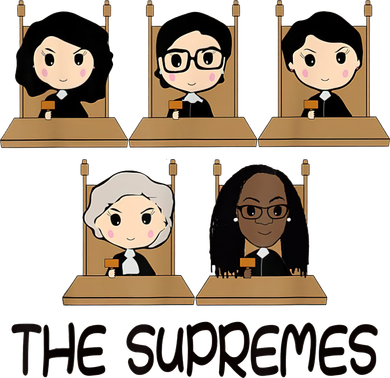 The Supremes Court USA Ketanji Brown Jackson RBG Cute Women's Long Sleeve Shirt