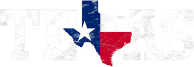 Texas Shaped Flag Grunge Distressed Texas Women's T-Shirt