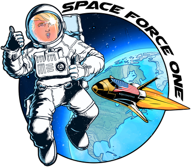 Trump Space Force One Kids Hoodie