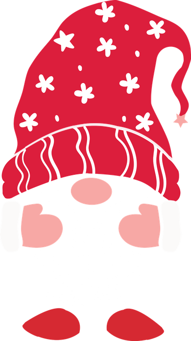 The Sister Gnome Christmas Funny Vintage Retro Coaster