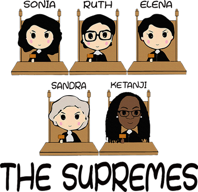 The Supremes Ketanji Brown Jackson Rbg Sotomayor Women's T-Shirt