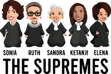 The Supremes Ketanji Brown Jackson Rbg Sotomayor Cute Pajama Set
