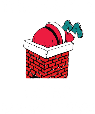This Santa Loves Going Down Funny Christmas Women's Long Sleeve Shirt