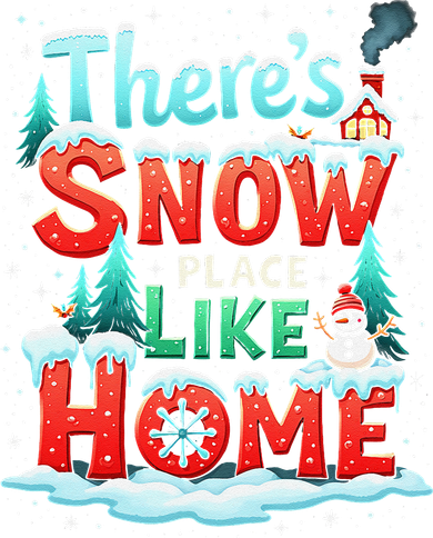 ThereS Snow Place Like Home Xmas Holiday Funny Christmas Women's Long Sleeve Shirt
