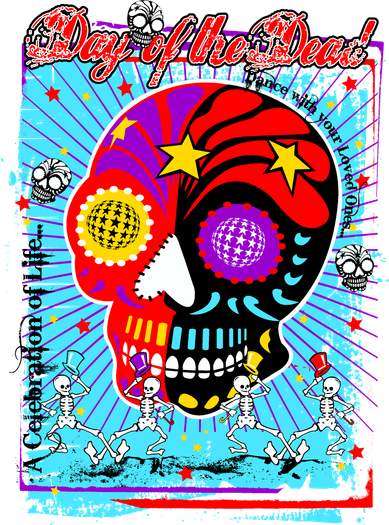 Day of the Dead Kids Long Sleeve Shirt