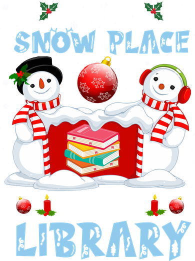 There's Snow Place Like The Library Book Worm Christmas Magnet