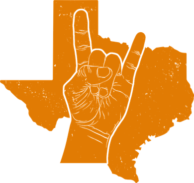 Texas State Rock N Roll Toddler Long Sleeve