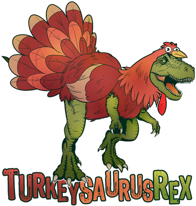 Turkeysaurus Rex Costume Backpack