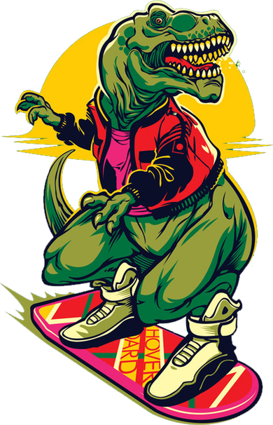 Trex Skating Tote Bag