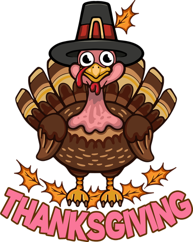 Thanksgiving Turkey Cute Holiday Kids Hoodie