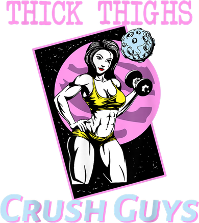 Thick Thighs Crush Guys Weightlifting Bodybuilding Gym Doddie Hoodie