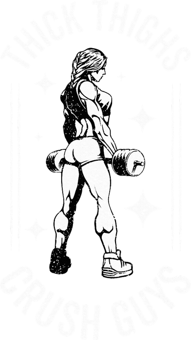 Thick Thighs Crush Guys Gym Workout Fitness Bodybuilding Doddie Hoodie