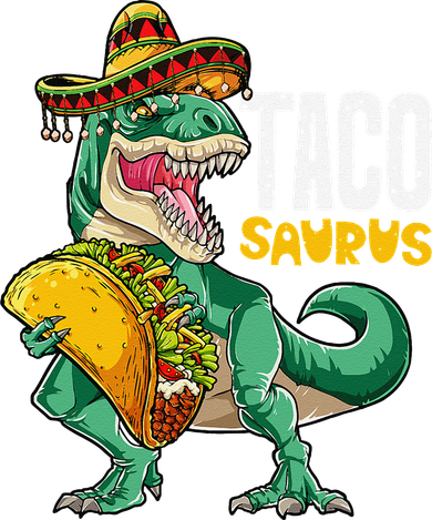 Tacosaurus Taco Cinco De Mayo Dinosaur T Rex Kids Sweatshirt