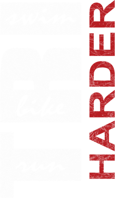 Triathletes Tri Harder Swim Bike Run Triathlon Inspired Cool Gift Doggie Tank