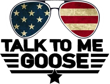 Talk To Me Goose Flat Bill Trucker Hat