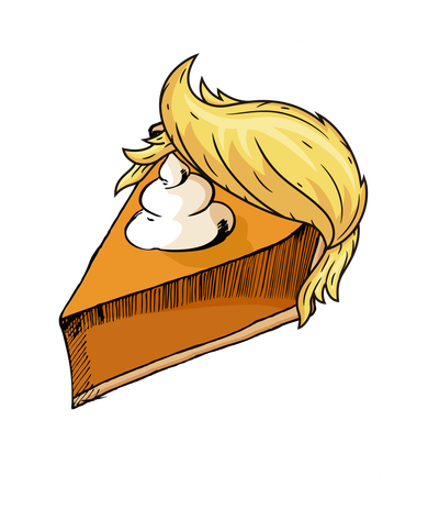 Thanksgiving Trumpkin Pie Hat
