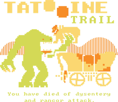 Tatoonie Trail Retro Gamer Coaster