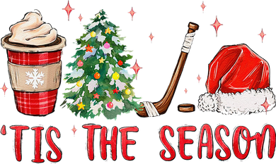 Tis The Season Hockey Christmas Hockey Xmas Tree Ice Hockey Backpack
