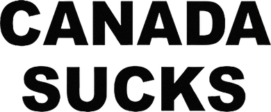 Top That Says CANADA SUCKS Funny Anti Canadian Kids Hoodie
