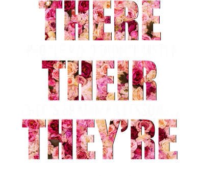There Their They're Grammar Lessons Women's Long Sleeve Shirt