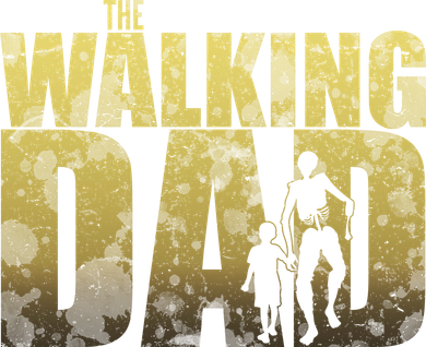 The Walking Dad Gold Logo Women's T-Shirt