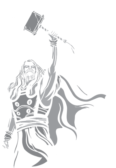 Mighty Thor With Hammer Women's T-Shirt