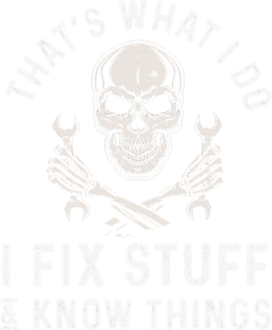 That's What I Do I Fix Stuff and I Know Things Mechanic Kids Sweatshirt