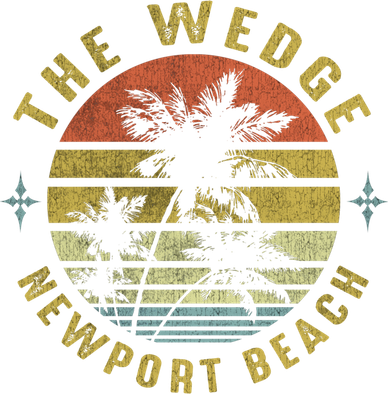 The Wedge Newport Beach Retro Palm Sunset Meaningful Giftbeach Design Gift Kids Hoodie
