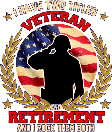 I Have Two Titles Veteran And Retirement Women's Long Sleeve Shirt