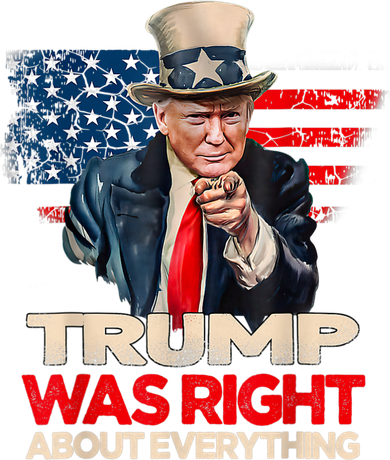 Trump Was Right About Everything President Donald Trump 2024 Women's Long Sleeve Shirt