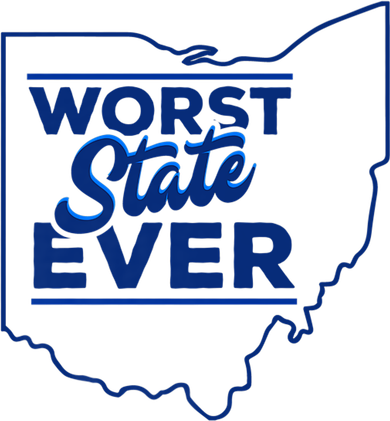 The Worst State Ever Is Ohio Kids Hoodie