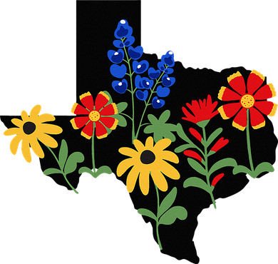 Texas Wildflowers With Bluebonnets Tote Bag