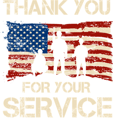 Thank You For Your Service Veterans Day Vintage USA Coffee Mug