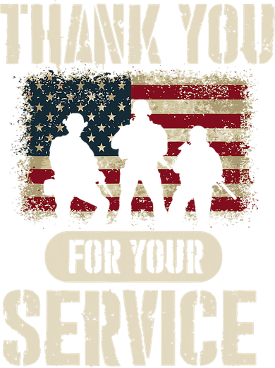 Thank You For Your Service Shirt, Patriotic Veterans Day Long Sleeve Shirt
