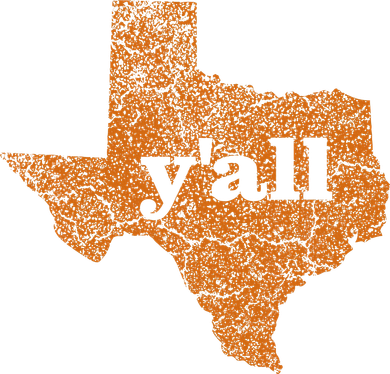 Texas Yall Texas State Map Tumbler