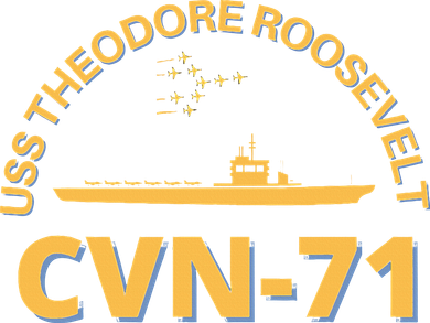 Us Aircraft Carrier Cvn71 Uss Theodore Roosevelt Baby Bodysuit