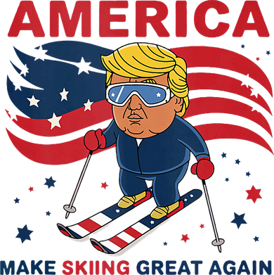 Usa Apres Ski Make Skiing Great Again Donald Trump Tote Bag