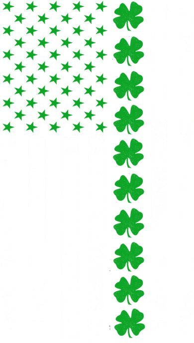 American Irish Clover Flag St. Patrick's Day  Baby Bodysuit