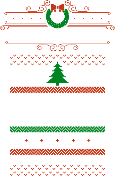 Ugly Christmas Sweater Happy Winter Holidays Toddler T-Shirt