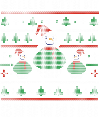 Ugly Christmas Sweater Alternative Chillin With My Snowmies Meaningful Gift Tote Bag