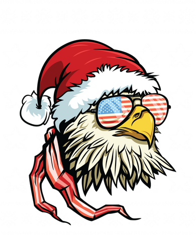 Ugly Christmas Sweater Usa Flag Bald Eagle Christmas Gift Coaster
