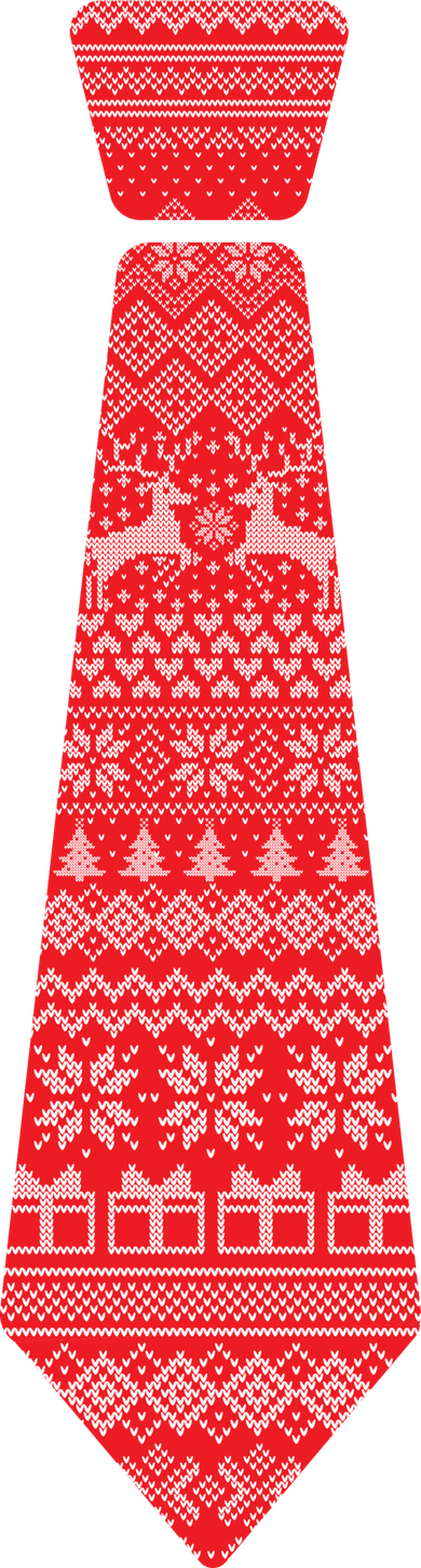 Ugly Christmas Sweater Tie Polo