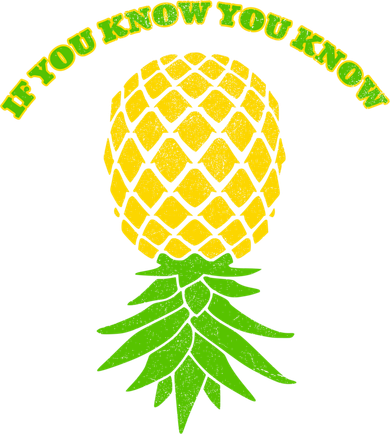 Upside Down Pineapple Gift Sharing Swinger Great Gift Long Sleeve Shirt