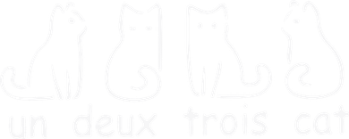 Un Deux Trois Cat Button