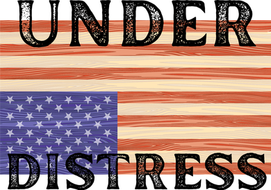 Under Distress Upside Down American Flag USA Toddler T-Shirt