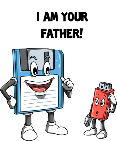 Usb Floppy Disk Your Father Computer Engineering Geeks Nerds Meaningful Gift Kids T-Shirt
