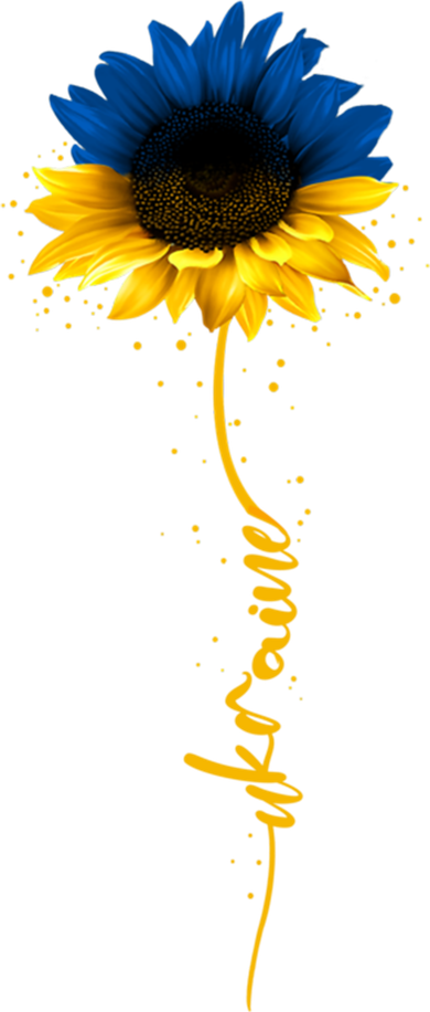 Ukrainian Flag Sunflower I Stand With Ukraine Peace T-Shirt