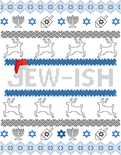 Ugly Hanukkah Sweater Jew-ish Santa Beanie